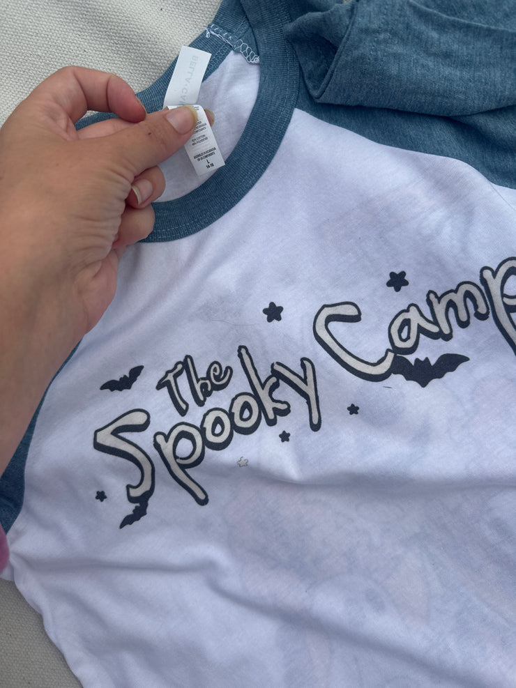 14-16 years raglan spooky camp