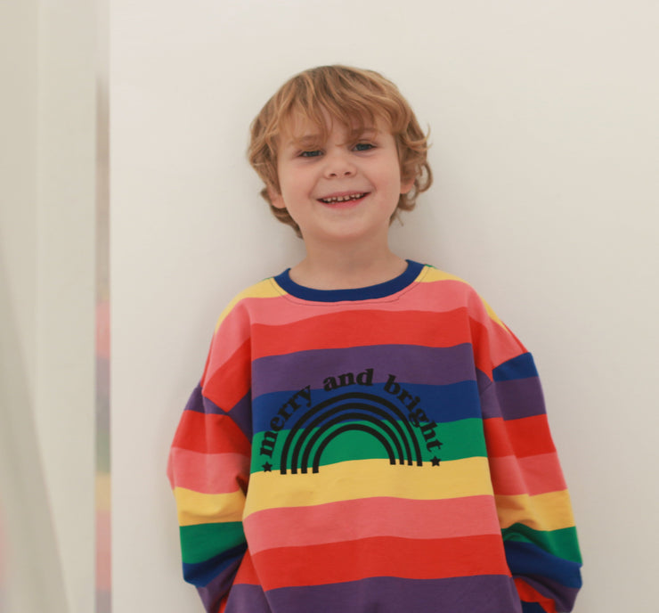 Merry & bright Rainbow Kids Jumper