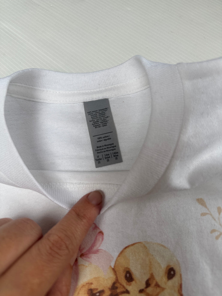 Chicks club 1-2 years tee premade