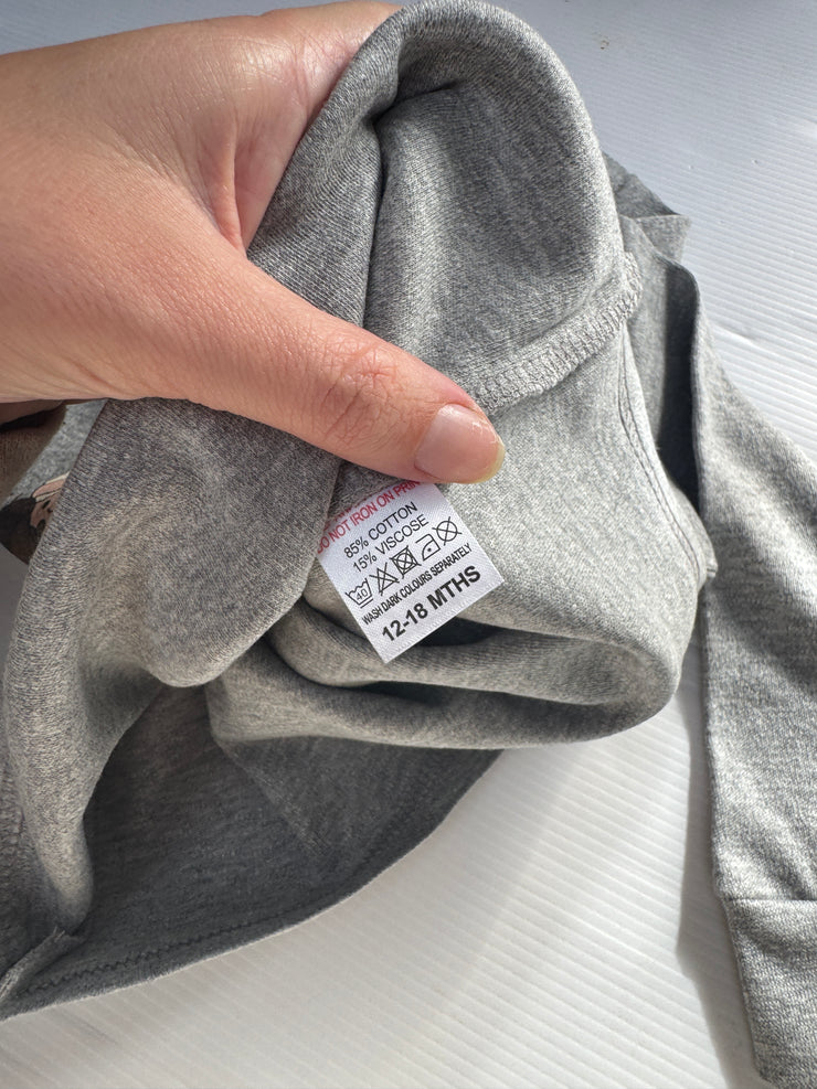 12-18 months cuddly club grey set