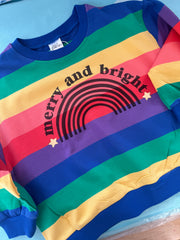 Merry & bright Rainbow Kids Jumper