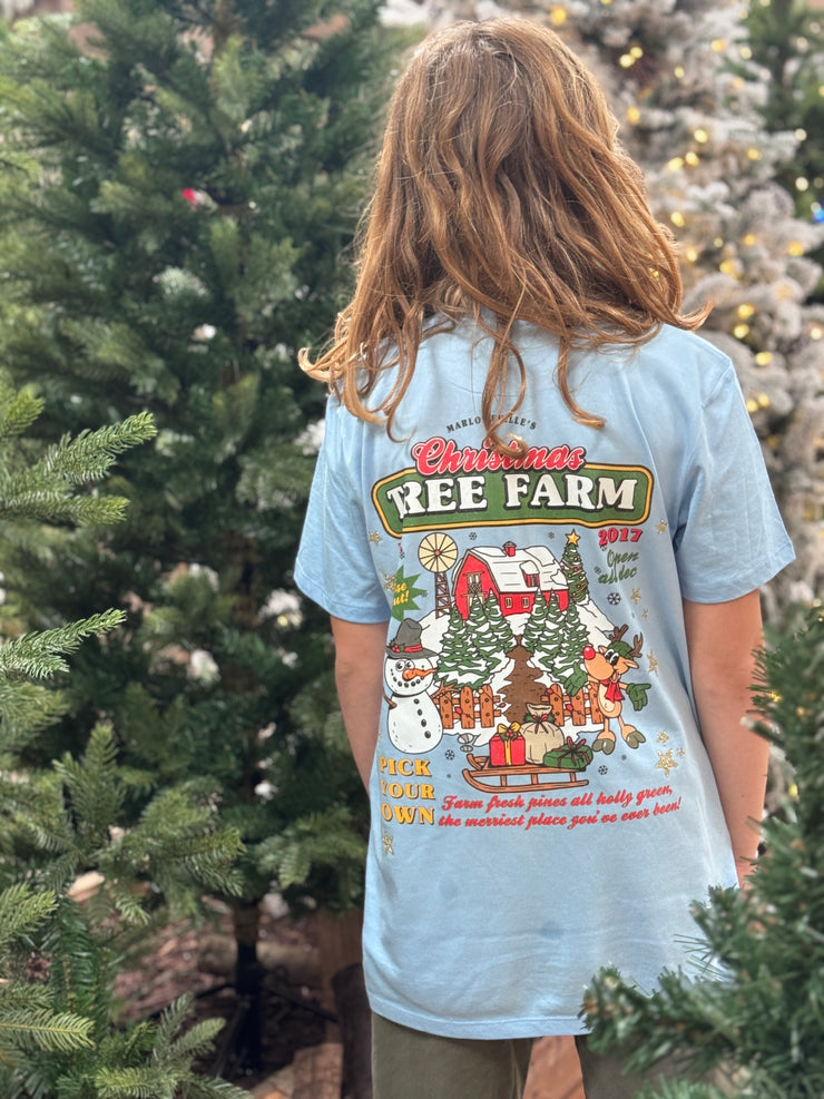 Christmas tree farm organic t-shirt (adults and kids)