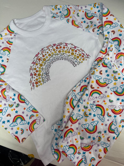 3-4 years Rainbow pyjamas