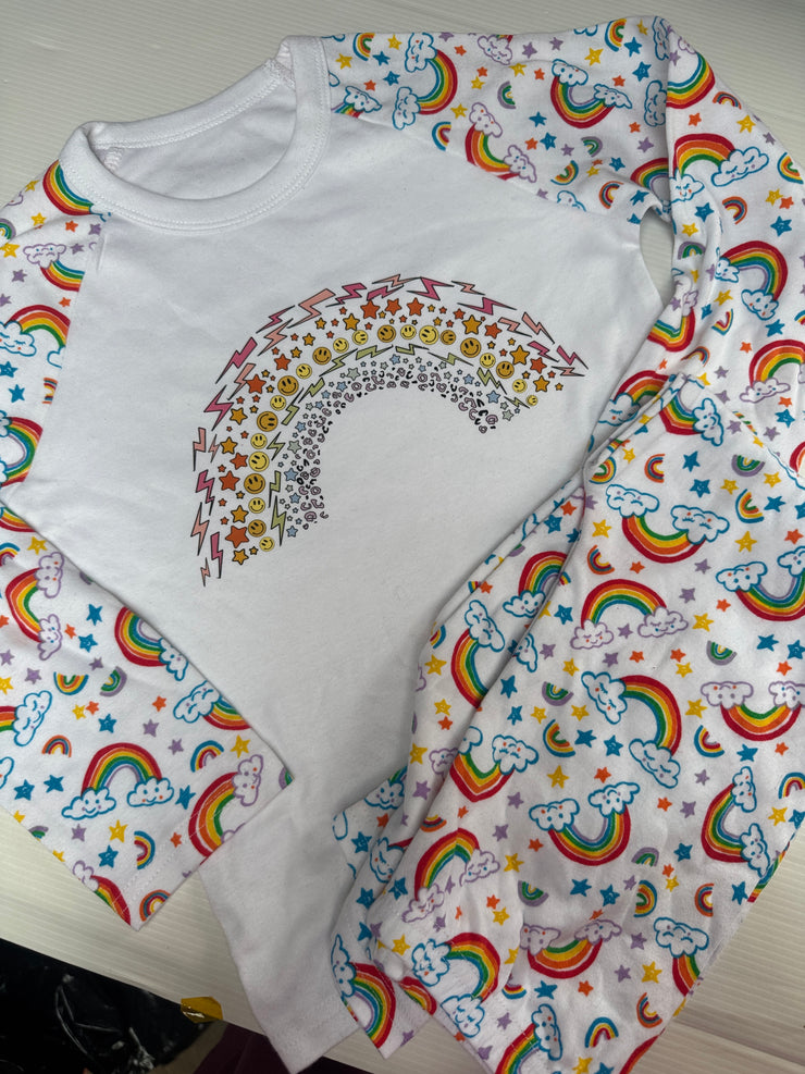 3-4 years Rainbow pyjamas