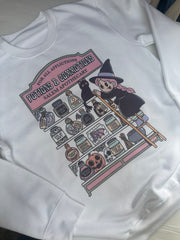 Potions & commotions white sweatshirt 9-10 years