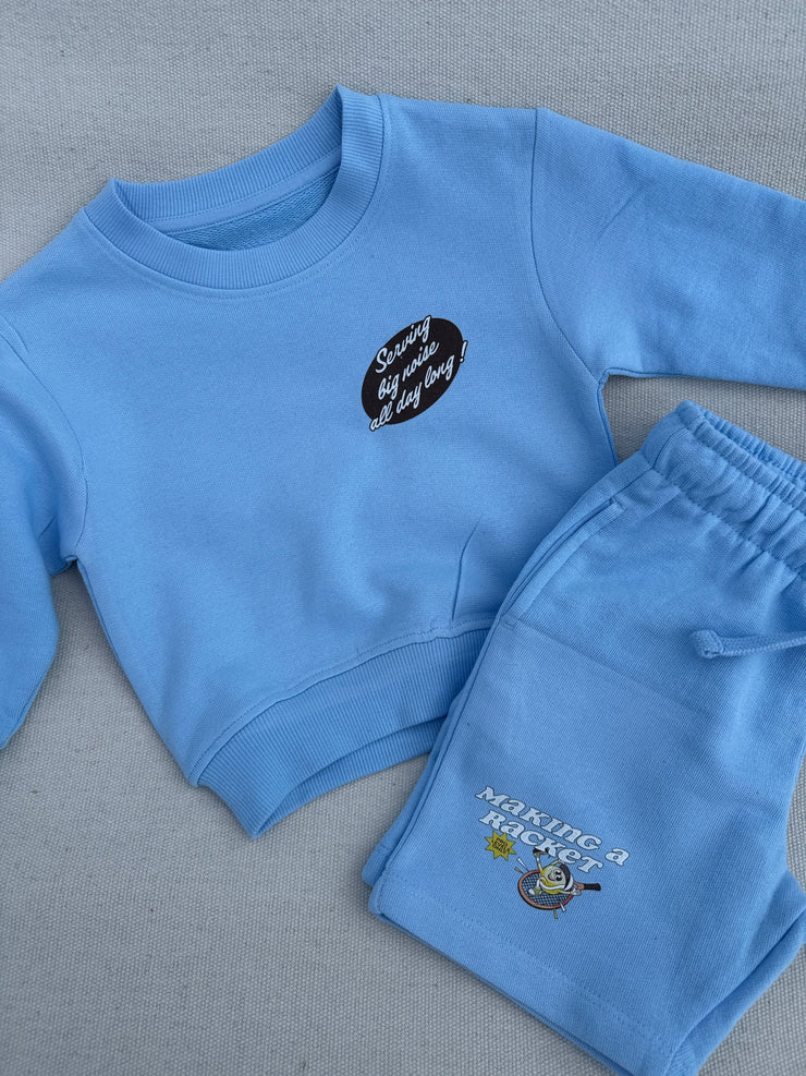 Making a racket Summer Sweater & Shorts set