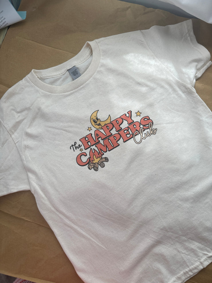14-16 years oversized happy campers club t-shirt