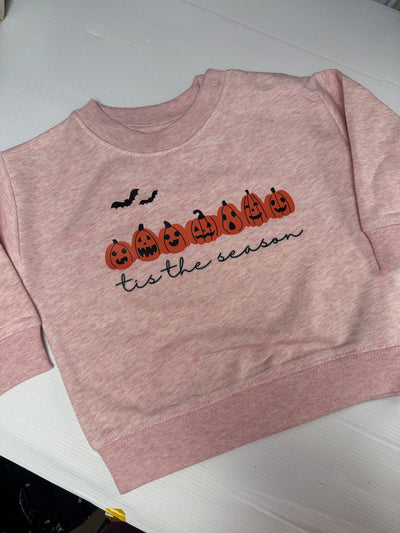 Happy Halloween pink sweater 18-24months
