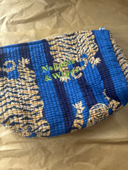 Quilted handmade cotton make up/ toiletry organiser bags
