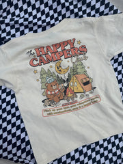 5-6 years (oversized) Happy campers natural tee