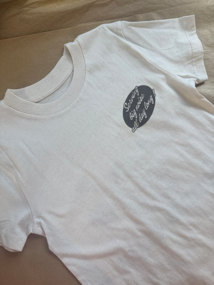 5-6 years Making a racket natural t-shirt