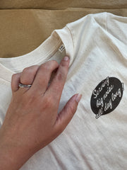 5-6 years Making a racket natural t-shirt