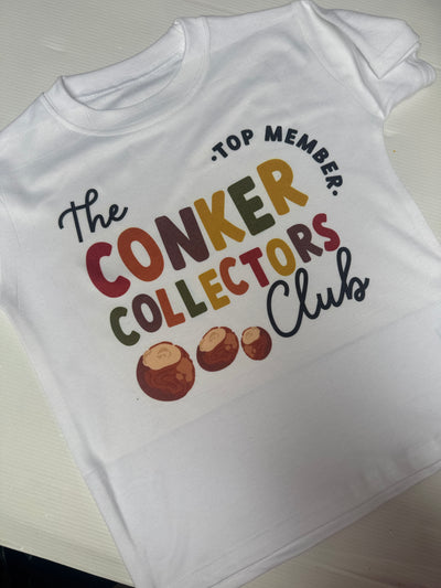 3-4 years conker club white tee