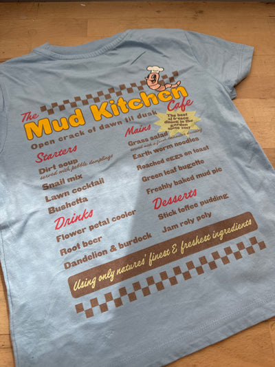 3/4 years PRE-MADE mid kitchen blue soul tee