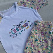 Lovebug  raglan Short Set