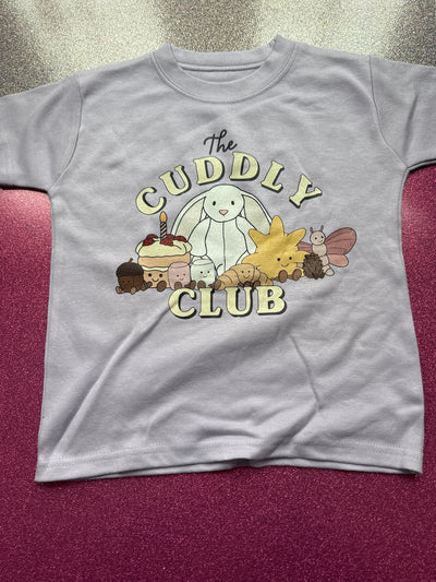 2/3 years cuddly club lilac tee no faults