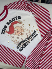 9-10 years Santa appreciation pjs misfit