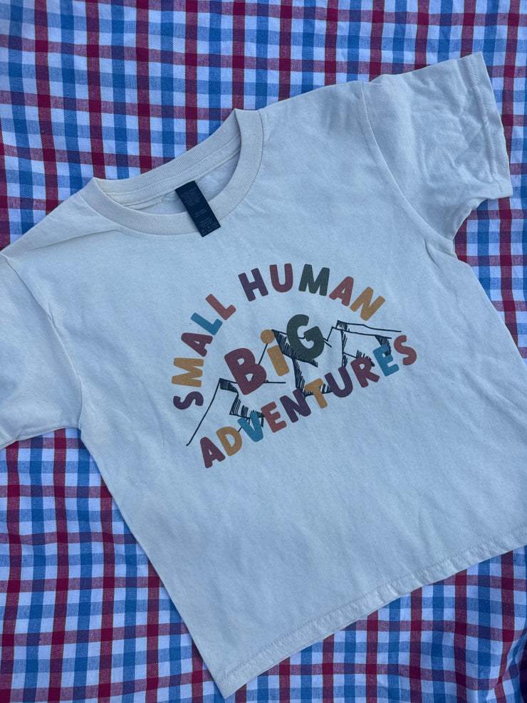 5-6 years small human natural tee