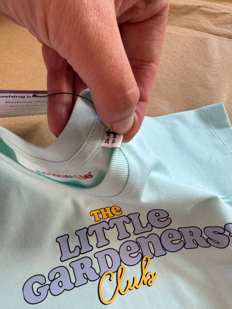 2-3 years gardeners Caribbean blue t-shirt