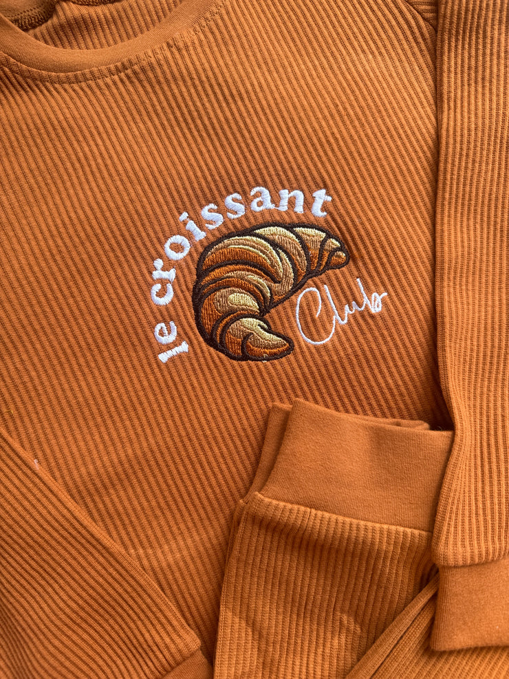 5-6 years crossaint club ribbed set