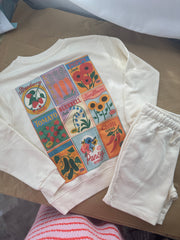 5-6 years Sow much to love sweatshirt and short set