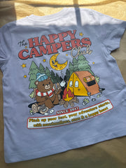 3/4 years- MISFIT- happy campers Lilac organic tee