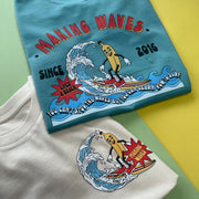 Making Waves - organic/Stripe t-shirt (adults and kids)