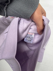 Cuddly club 6-12 months lilac sweatshirt