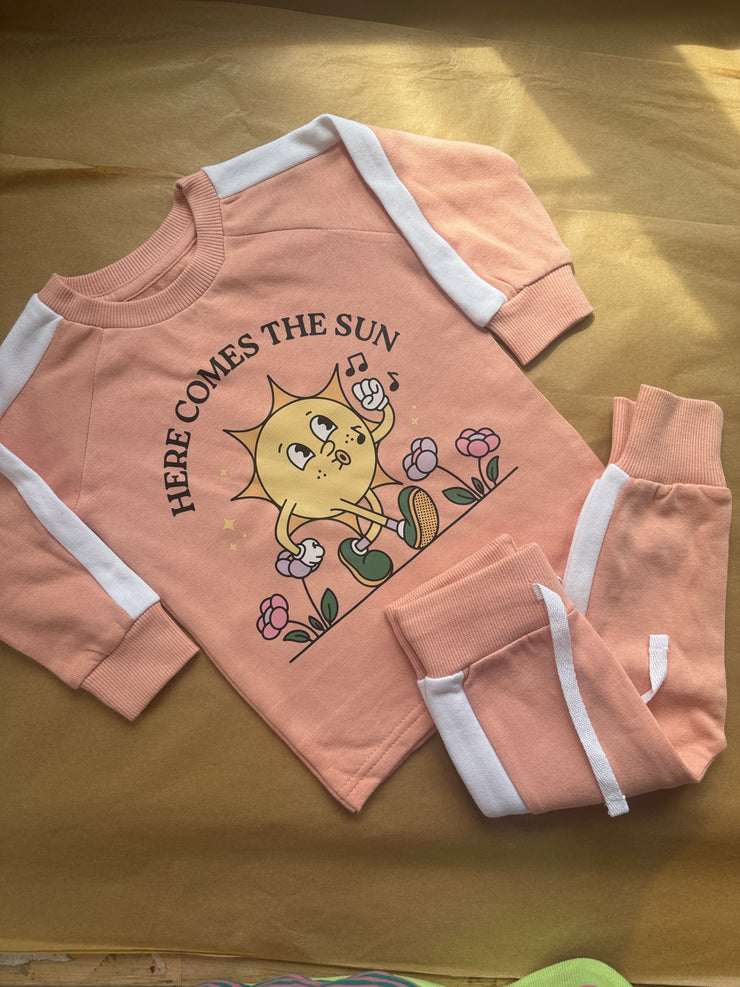 6-12 months here comes the sun tracksuit