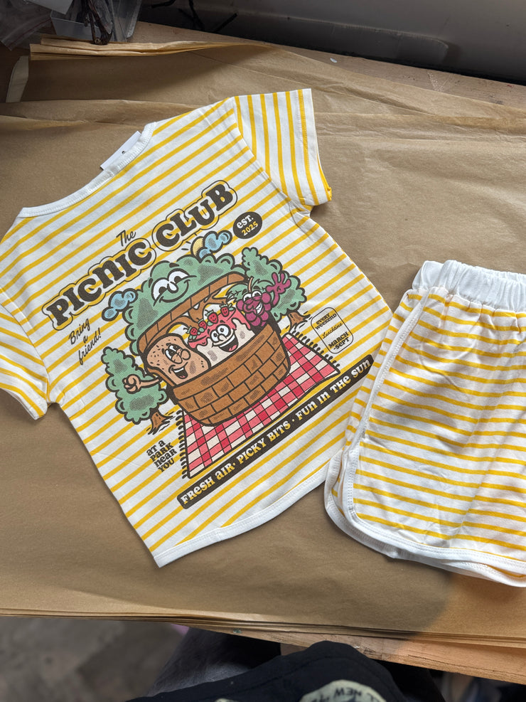 3-4 years Picnic club yellow set