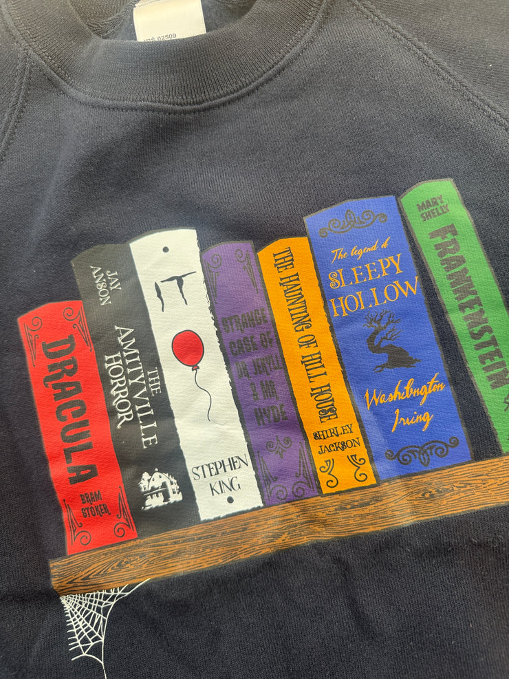 5-6 years Halloween books black sweater