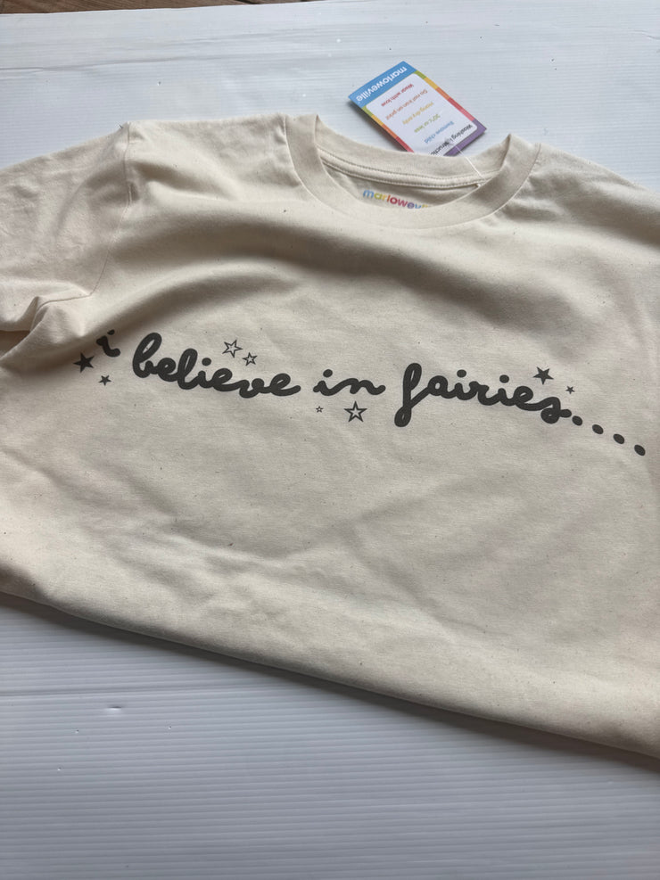 12-13 years fairy natural tshirt PRE-MADE