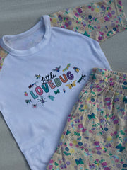 Lovebug  raglan Short Set