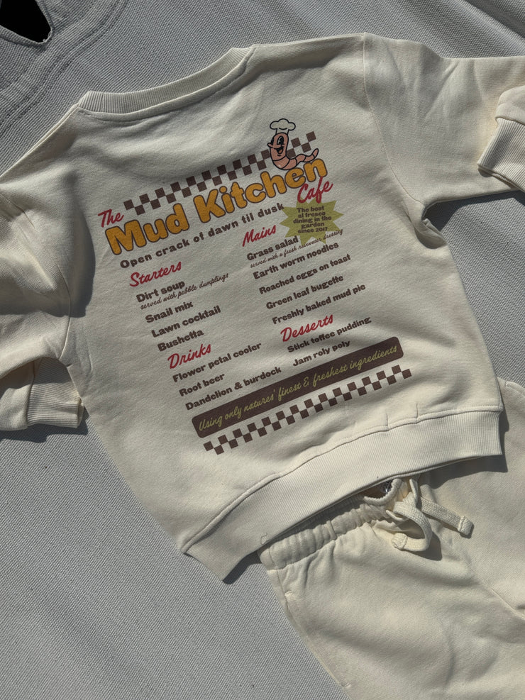 Mud kitchen cafe Kids Sweater & Shorts