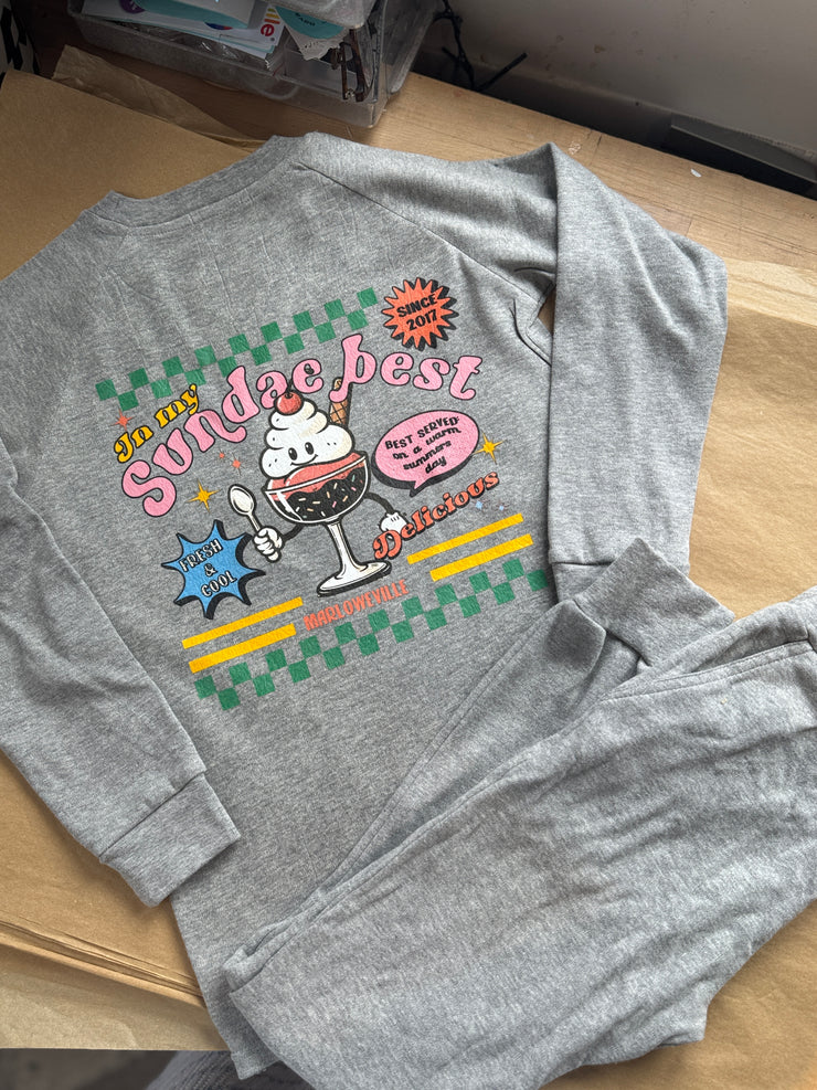 5-6 years sundae best grey set