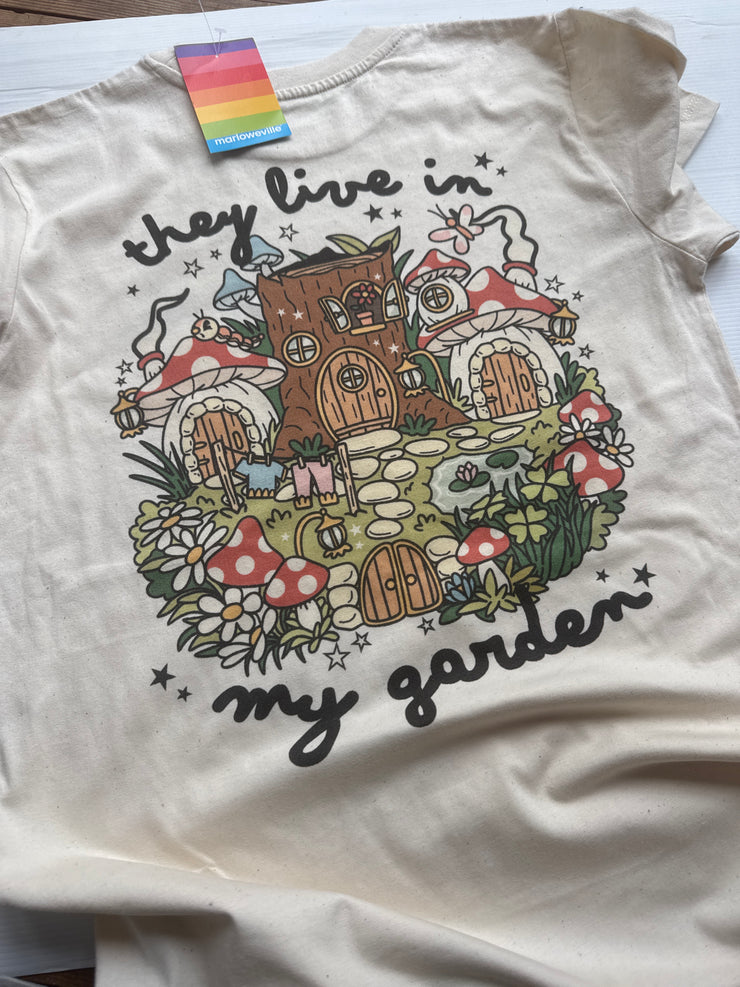 12-13 years fairy natural tshirt PRE-MADE