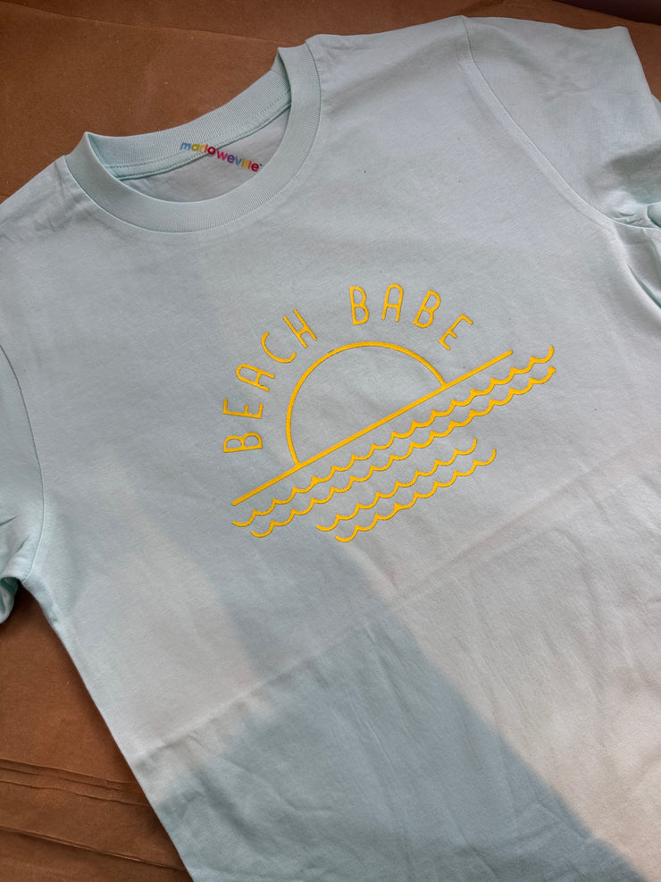 9-11 Beach babe Caribbean blue tee misfit