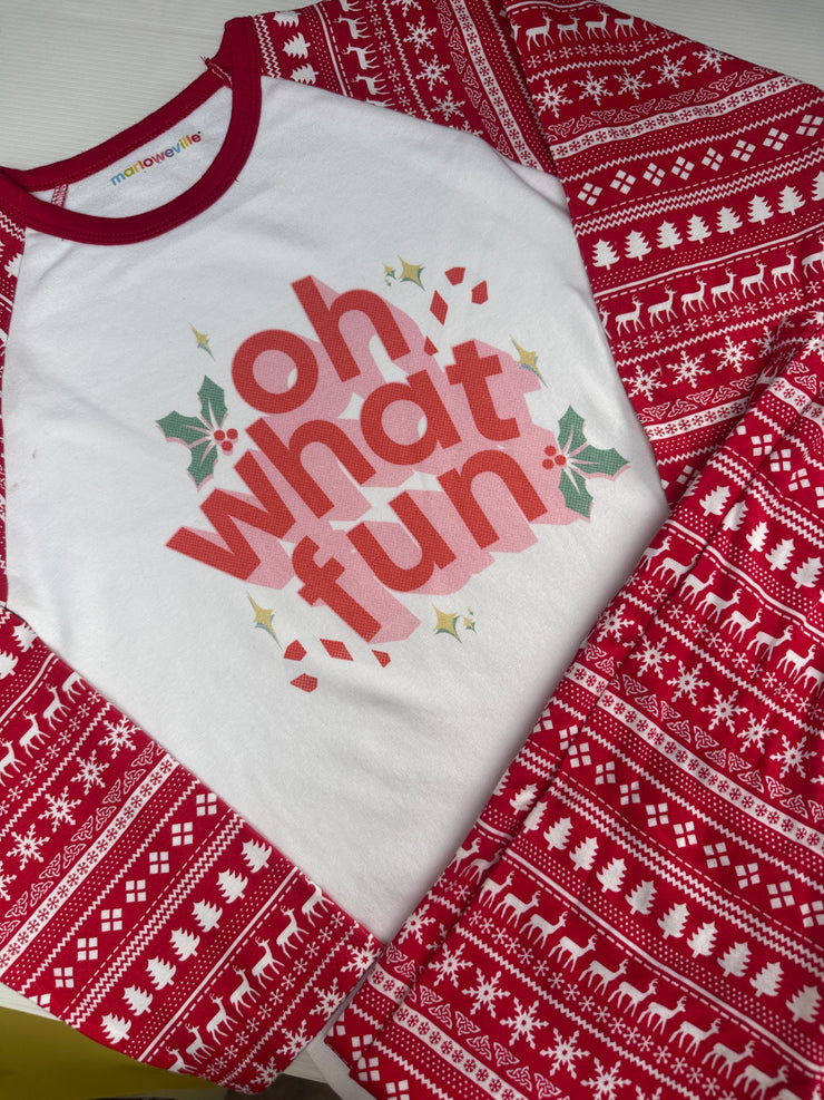 Oh what fun 9-10 years pjs misfit
