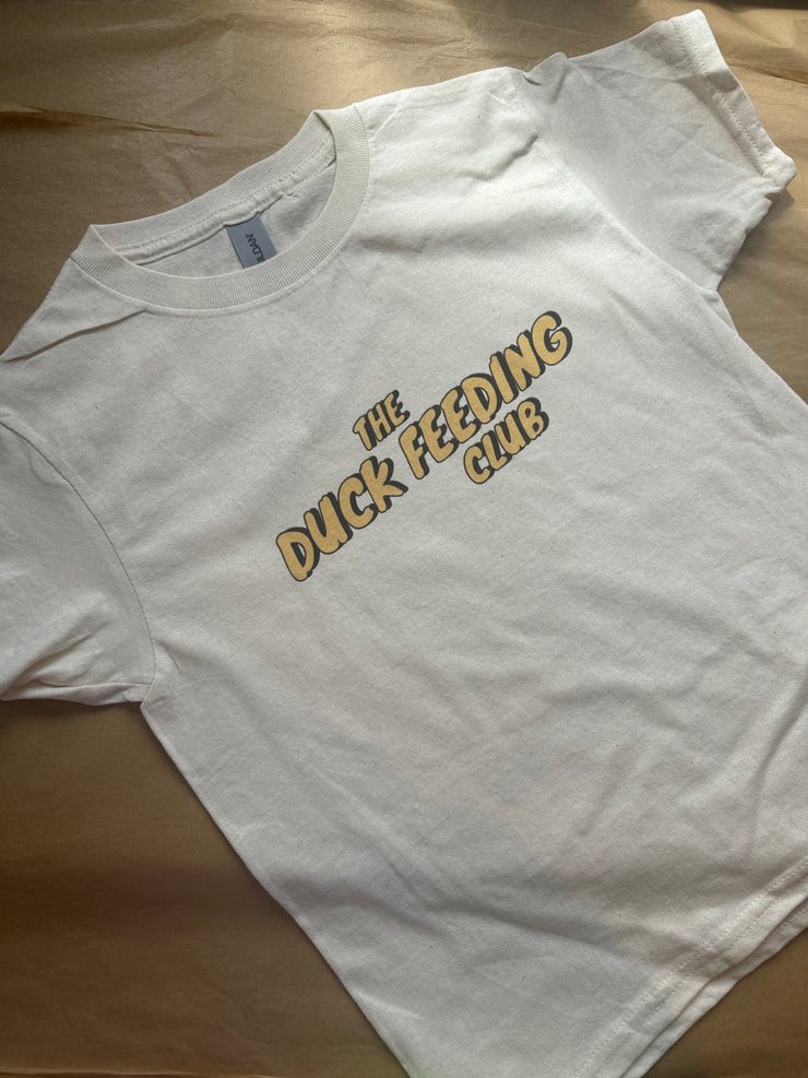 7-8 years Duck feeding club natural tee