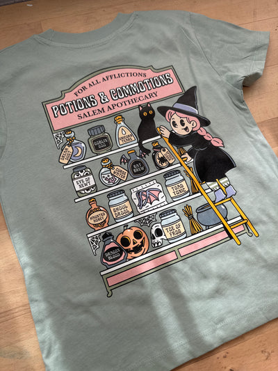 3/4 years MISFIT potions and commotions aloe tee