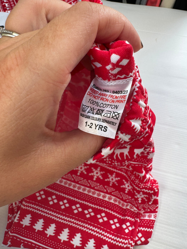 1-2 years Santa appreciation pyjamas