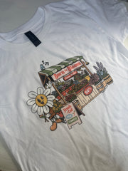 Bloom to bloom 7-8 years (oversized) white tee