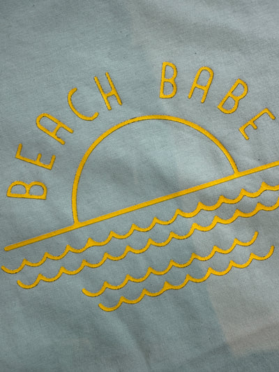 9-11 Beach babe Caribbean blue tee misfit