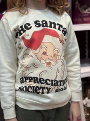 Santa appreciation society Sweatshirt (kids and adults)