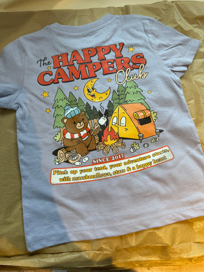 3/4 years MISFIT happy campers lilac