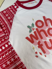 Oh what fun 9-10 years pjs misfit