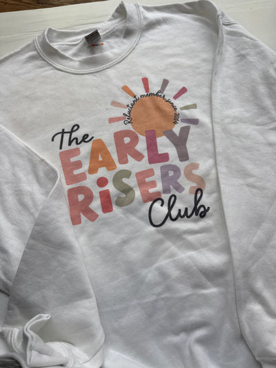 Medium (10/12) MISFIT early risers club sweater