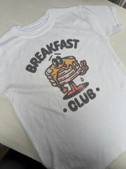 Breakfast club white tee premade