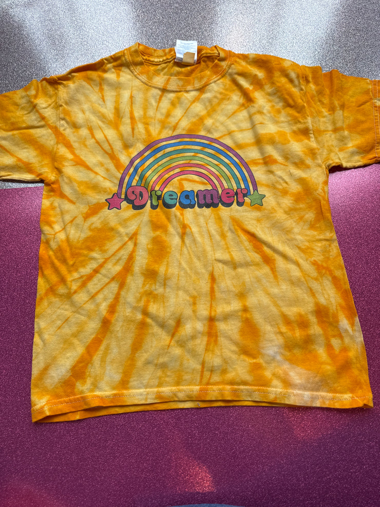 7-8 years tie dye dreamer tshirt
