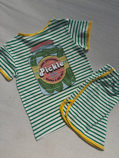 Very important pickle striped summer set
